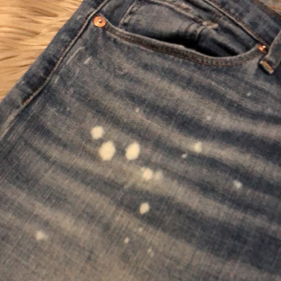 One of a Kind Distressed Levi’s 524 Skinny Sz 5M - Picture 7 of 17